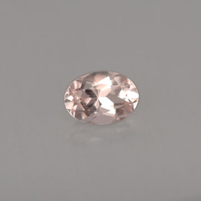 Morganita rosa natural de 0,76 ct, corte óvalo, VVS-VS