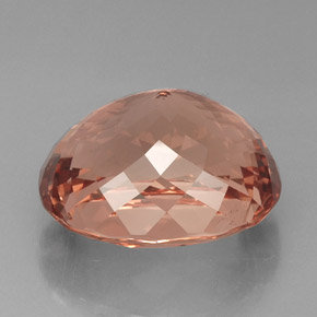 Morganita Salmón natural de 38.50 ct, Corte Óvalo, VVS