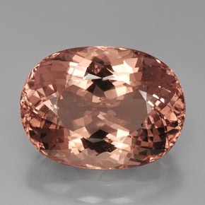 Morganita rosa natural de 40,85 ct, corte óvalo, VVS
