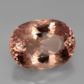 Morganita rosa natural de 40,85 ct, corte óvalo, VVS