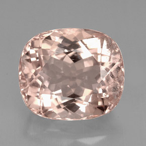 Morganita rosa natural de 7,50 ct, corte cojín, VS-SI