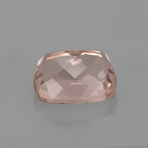 Morganita rosa natural de 3,78 ct, corte cojín, VS