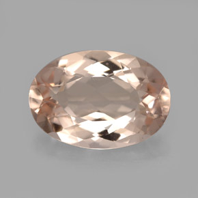 Morganita rosa natural de 4,16 ct, corte óvalo, VVS