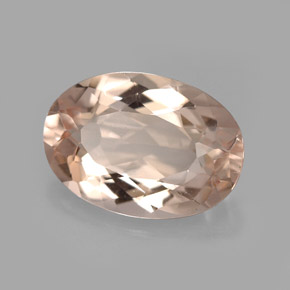 Morganita rosa natural de 4,16 ct, corte óvalo, VVS