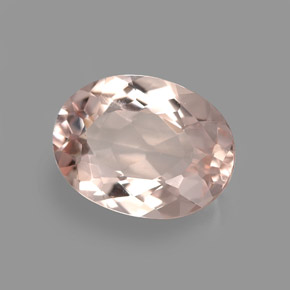 Morganita rosa natural de 3,46 ct, corte óvalo, VVS