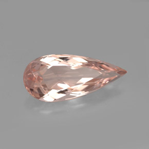 Morganita Rosado claro natural de 3.16 ct, En forma de pera, VVS-VS