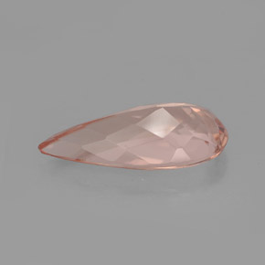 Morganita Rosado claro natural de 3.16 ct, En forma de pera, VVS-VS