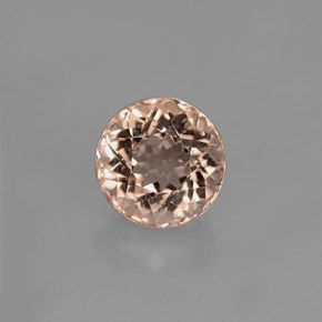 Morganita rosa natural de 1,20 ct, corte redondo, VS