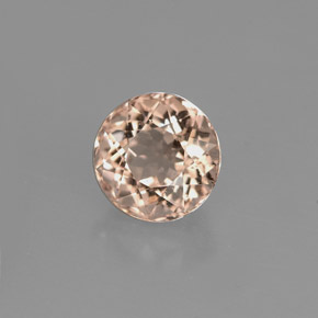 Morganita rosa natural de 1,20 ct, corte redondo, VS