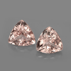 Gemas de morganita rosa natural de  ct, trillón, VVS-VS
