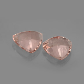 Gemas de morganita rosa natural de  ct, trillón, VVS-VS