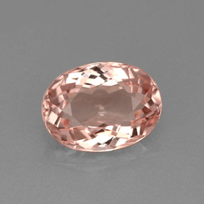 Morganita rosa natural de 1,58 ct, corte óvalo, VVS