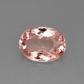 Morganita rosa natural de 1,58 ct, corte óvalo, VVS