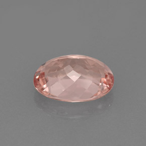Morganita rosa natural de 1,58 ct, corte óvalo, VVS