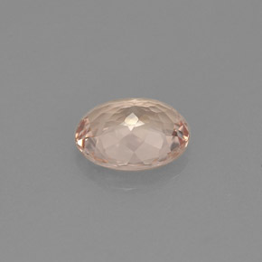 Morganita rosa natural de 1,24 ct, corte óvalo, VVS