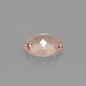 Morganita Rosado claro natural de 1.42 ct, Corte Óvalo, VVS
