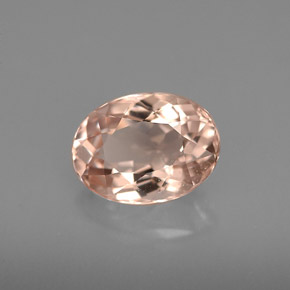 Morganita rosa natural de 1,67 ct, corte óvalo, VVS-VS