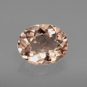 Morganita rosa natural de 2,29 ct, corte óvalo, VVS-VS
