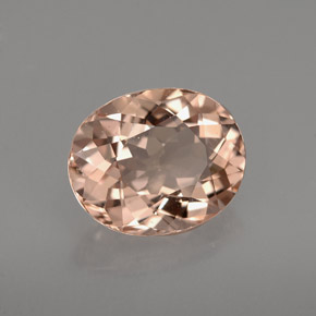 Morganita rosa natural de 2,29 ct, corte óvalo, VVS-VS