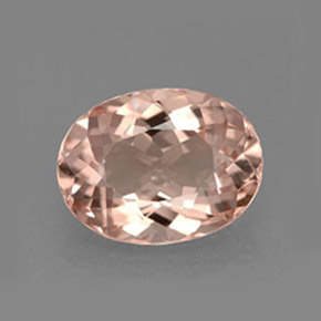 Morganita rosa natural de 1,94 ct, corte óvalo, VVS