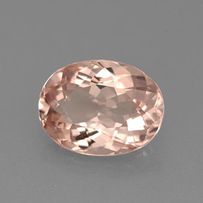 Morganita rosa natural de 1,94 ct, corte óvalo, VVS