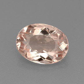 Morganita rosa natural de 1,61 ct, corte óvalo, VVS