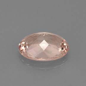Morganita rosa natural de 1,61 ct, corte óvalo, VVS
