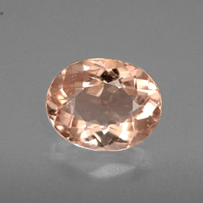 Morganita rosa natural de 1,51 ct, corte óvalo, VVS-VS