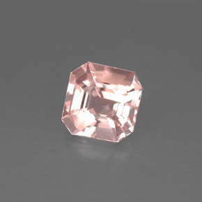 Morganita rosa natural de 1,28 ct, corte esmeralda, VVS-VS