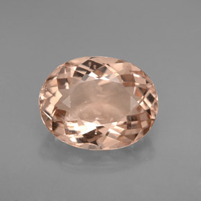 Morganita rosa natural de 3,40 ct, corte óvalo, VS