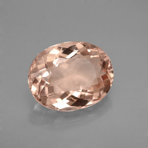 Morganita rosa natural de 3,40 ct, corte óvalo, VS