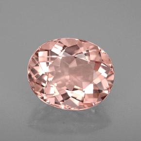 Morganita Salmón natural de 2.16 ct, Corte Óvalo, VVS