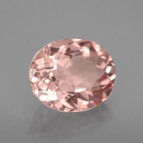 Morganita Salmón natural de 2.16 ct, Corte Óvalo, VVS