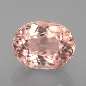 Morganita rosa natural de 3,21 ct, corte óvalo, VVS-VS