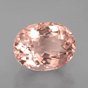 Morganita rosa natural de 3,21 ct, corte óvalo, VVS-VS