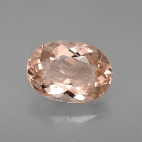 Morganita Salmón natural de 2.73 ct, Corte Óvalo, VVS-VS