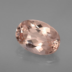Morganita rosa natural de 3,22 ct, corte óvalo, VVS-VS