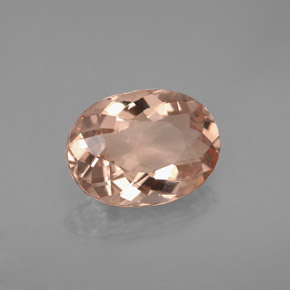 Morganita rosa natural de 2,19 ct, corte óvalo, VVS-VS