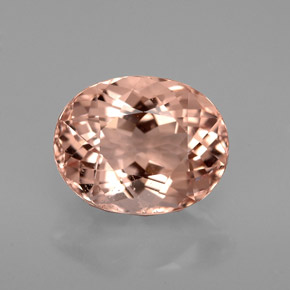 Morganita rosa natural de 3,13 ct, corte óvalo, VVS-VS