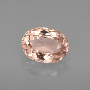 Morganita rosa natural de 2,30 ct, corte óvalo, VVS-VS