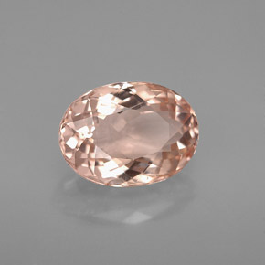 Morganita rosa natural de 2,30 ct, corte óvalo, VVS-VS