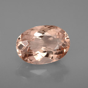 Morganita rosa natural de 2,73 ct, corte óvalo, VVS-VS