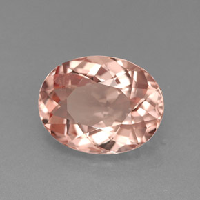Morganita rosa natural de 1,84 ct, corte óvalo, VVS-VS