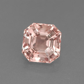 Morganita rosa natural de 1,34 ct, corte esmeralda, VVS-VS