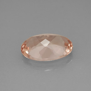 Morganita rosa natural de 3,16 ct, corte óvalo, VVS