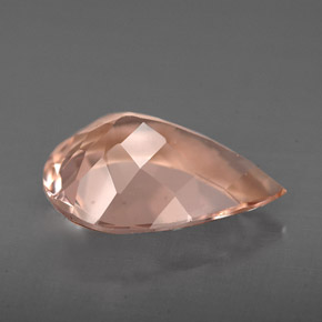 Morganita rosa natural de 3,21 ct, en forma de pera, VVS