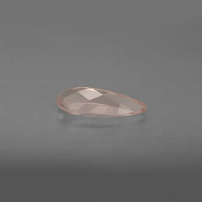 Morganita rosa natural de 0,74 ct, en forma de pera, VS