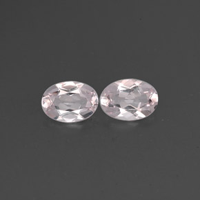 Gemas de morganita rosa natural de  ct, corte óvalo, VVS-VS