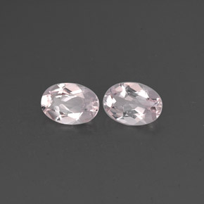 Gemas de morganita rosa natural de  ct, corte óvalo, VVS-VS