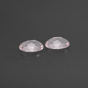 Gemas de morganita rosa natural de  ct, corte óvalo, VVS-VS